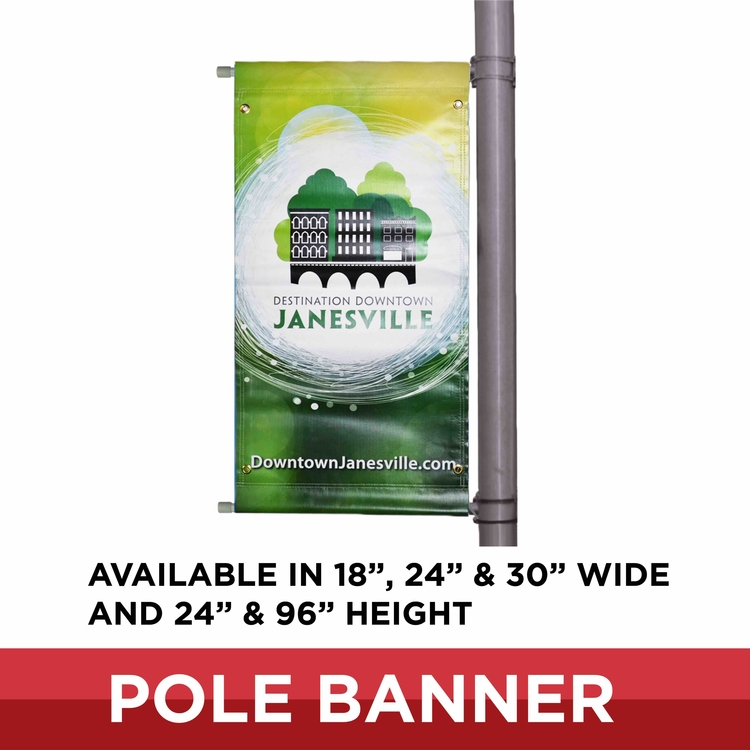Pole Banners JKCC Print & Design Vinyl Banner